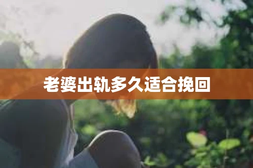 老婆出轨多久适合挽回