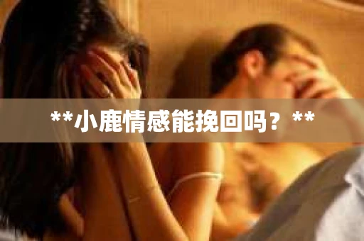 **小鹿情感能挽回吗？**