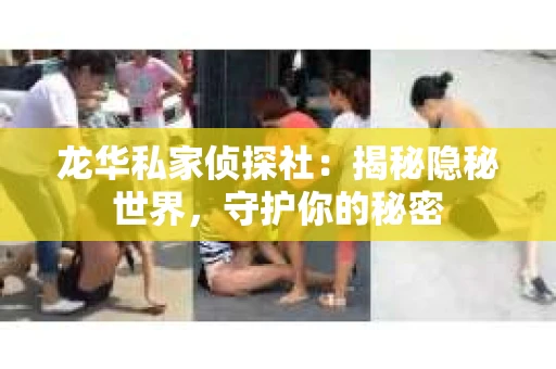 龙华私家侦探社：揭秘隐秘世界，守护你的秘密