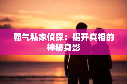 霸气私家侦探：揭开真相的神秘身影