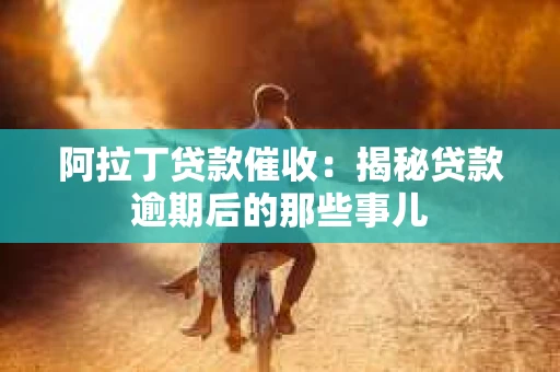 阿拉丁贷款催收：揭秘贷款逾期后的那些事儿