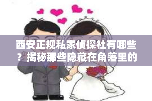 西安正规私家侦探社有哪些？揭秘那些隐藏在角落里的神秘力量