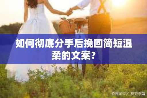 如何彻底分手后挽回简短温柔的文案？