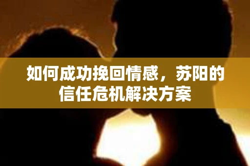 如何成功挽回情感，苏阳的信任危机解决方案