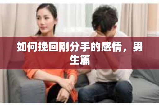 如何挽回刚分手的感情，男生篇