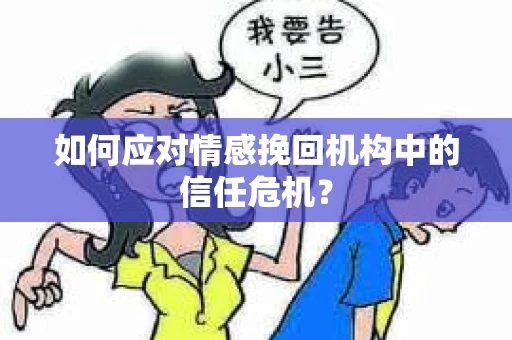 如何应对情感挽回机构中的信任危机？