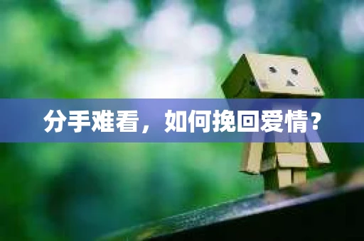 分手难看，如何挽回爱情？