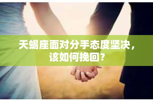 天蝎座面对分手态度坚决，该如何挽回？