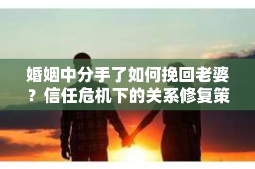 婚姻中分手了如何挽回老婆？信任危机下的关系修复策略